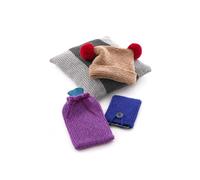 UKHKA Chunky Knitting Pattern for Easy Knit Hat Cushion Hot Water Bottle & Tablet Covers 155