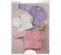 UKHKA Knitting Pattern 58 : Baby/Child Cardigans (16-26in)