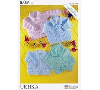 UKHKA Knitting Pattern 6 for 4 Ply - Cardigans and Sweater