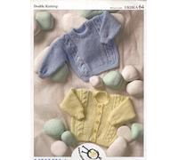 UKHKA Knitting Pattern 64 : Baby/Toddler Cardigans and Sweater (12-24in)