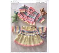 UKHKA Knitting Pattern 73 : Baby/Child Dress and Cardigan (12-24in)