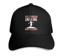 UKHQFED Baseball Cap I Throw Like A Girl Discus Throwing Track and Field Discus Tea Hat Luxury Hat Designer Cap Designer Man Women's PLeisure Sports Gifts