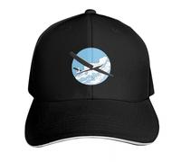 UKHQFED Classic Versatile Baseball Cap Glider Plane Pilot Sailplane Biplane Aerial Floating Soaring Golf Sunhat Thermal Visor Caps Women Men's PLeisure Sports Gifts