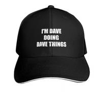 UKHQFED Classic Versatile Baseball Cap I'm Dave Doing Dave Things Luxury caps Winter hat Beach hat Luxury Woman Men's PLeisure Sports Gifts