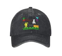 UKHQFED Classic Versatile Baseball Cap Manic Miner Sun Retro Game Hiking Fishing Washed Trucker Hat Women Men Trendy Design PLeisure Sports Gifts