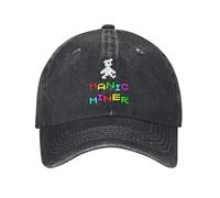 UKHQFED Classic Versatile Baseball Cap Manic Miner Washed Retro Game Fashion Sun Hip Hop Hats Summer Couple Women Outdoor Sport PLeisure Sports Gifts