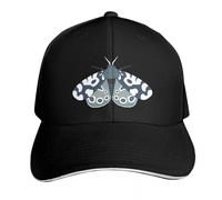UKHQFED Classic Versatile Baseball Cap Mod Moths in Navy and Gray Luxury Man Cap in The Hat Tactical Cap Women Hats Men's PLeisure Sports Gifts