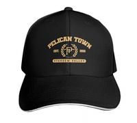 UKHQFED Classic Versatile Baseball Cap Stardew Valley Tea Hat Funny Hats Big Size Hat Women Beach Fashion Men's PLeisure Sports Gifts