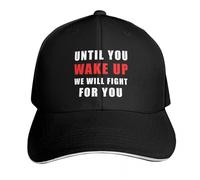 UKHQFED Classic Versatile Baseball Cap Until You Wake Up We Will Fight for You. Protest Hat Luxury Man Cap Man Women's PLeisure Sports Gifts