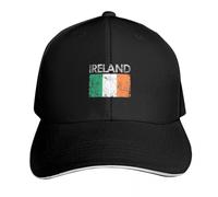 UKHQFED Classic Versatile Baseball Cap Vintage Ireland Irish Flag Pride Foam Party Hat dad hat Sun Cap Women's Men's PLeisure Sports Gifts