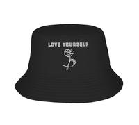 UKHQFED Fisherman Cap Jung Kook Hope Love Yourself Tear Bucket Hat Spring Korean for Men Women Outdoor Printed Visor Hats PLeisure Sports Gifts