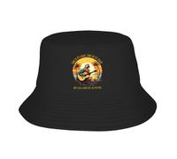 UKHQFED Fisherman Cap Some of It's Magic Some of It's Tragic Parrot Funny Bucket Hat Summer for Unisex Soft Fold Hunting Caps Hip Hop Pattern Sun Hats Sports Gifts