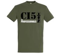 UKHrf35h The Professionals T-Shirt - Jackson CI5 Gordon UK Intelligence TV Series T-Shirt Green XL