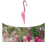 Ukisisi Florida Dancing Birds Garden Metal Art,Dancing Birds Garden Metal Ornament,Flamingo Garden Ornaments Outdoor Wind,Swirl Bird Whimsical Dynamic Bird Spin,Flamingo Wind Spinner,for Garden Decor
