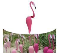 Ukisisi Florida Dancing Birds Garden Metal Art,Dancing Birds Garden Metal Ornament,Flamingo Garden Ornaments Outdoor Wind,Swirl Bird Whimsical Dynamic Bird Spin,Flamingo Wind Spinner,for Garden Decor
