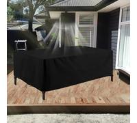 UKIXOM Heavy Duty Patio Furniture Covers Waterproof, Patio Furniture Outdoor Sectional Sofa Set, 300x230x70cm/LxWxH Outdoor Dining Table and Chairs Furniture Set Cover Rectangular Anti-UV, Durable