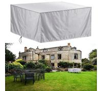 UKIXOM Outdoor Furniture Covers, 185x70x75cm/LxWxH Waterproof Patio Furniture Covers, Rectangular Heavy Duty 420D Outdoor Sectional Sofa Couch Set Cover, Patio Dining Table Covers