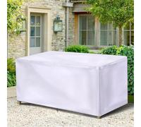 UKIXOM Outdoor Waterproof Patio Table Furniture Set Covers, 190x124x88cm/LxWxH 600D Heavy Duty Cover Rectangle Waterproof Patio Furniture Cover for Outdoor Table and Chairs for Deck Lawn and Backyard