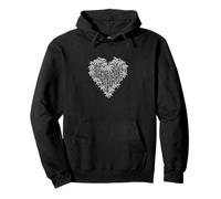 Ukiyo-e Bamboo Forest Heart Shape Love Japan Pullover Hoodie