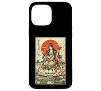 Ukiyo-e Benzaiten Japanese Mythology Buddhist Goddess Case for iPhone 13 Pro Max