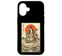 Ukiyo-e Benzaiten Japanese Mythology Buddhist Goddess Case for iPhone 16