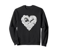 Ukiyo-e Chinese Dragon Heart Shape Love Asia Sweatshirt