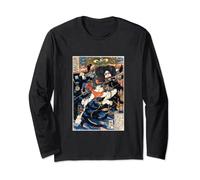 Ukiyo-e Funny T-Shirt, Japanese Painting, Kuniyoshi Utagawa, Masterpiece, Art Painting, Men's, Women's, Funny Clothes, Art, Gift, Funny Long Sleeve T-Shirt