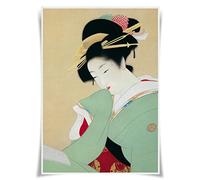Ukiyo-e Geisha A3 Poster Retro Japanese Geisha Prints Wall Art Home Decor (#19)