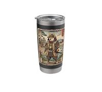 Ukiyo-e Japanese Art Shiba Inu Samurai Stainless Steel Insulated Tumbler