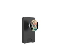 Ukiyo E Japanese Pavilion Winter Scene Serene Landscape Art PopSockets PopWallet for MagSafe