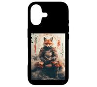 Ukiyo-e Japanese Woodblok Art Samurai Fox Warrior Case for iPhone 17