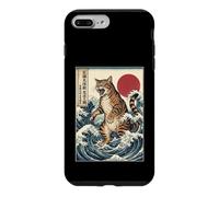 Ukiyo-e Kaiju Cat Giant Wave Art Japanese Monster Feline Case for iPhone 7 Plus/8 Plus