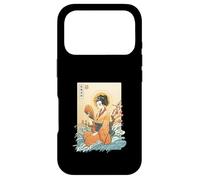 Ukiyo-e Kimono Fan Cherry Blossom Waves Japanese Art Case for iPhone 17 Pro