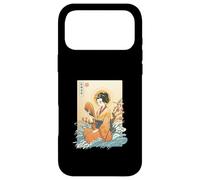 Ukiyo-e Kimono Fan Cherry Blossom Waves Japanese Art Case for iPhone 17 Pro Max