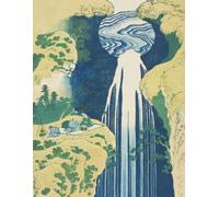 Ukiyo-e Notebook: Amida Falls by Katsushika Hokusai: Japanese Vintage Art Journal