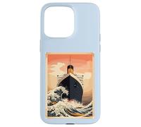 Ukiyo-e Ocean Liner Great Wave RMS Titanic Vintage Art Case for iPhone 15 Pro Max