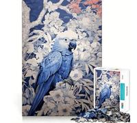 Ukiyo E Parrot 1000 Piece Puzzle For Adults Mind Skill Play Laser Cut for Flawless Fit Rewarding Activity for Rainy Days (50x75cm)
