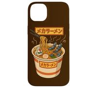 Ukiyo-E Ramen Japanese Retro 90s Mecha Warrior Meka Roboto Case for iPhone 14 Plus