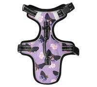 Ukiyo-e-Style Japanese Butterfly Purple Reflective Dog Vest for Corgis Walking Accessories Dog Vests for Large Dogs chalecos para Perros