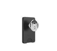 Ukiyo-e Style UFO Abducting Cute Cat Ink Art Painting PopSockets PopWallet for MagSafe
