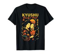 Ukiyo Frog Dragon Samurai Tiger Asia Japan Geisha T-Shirt