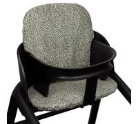 UKJE 2 Piece Cushion Compatible with Bugaboo Giraffe High Chair (Sand Leopard Coated)