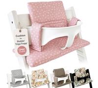 UKJE Cushion Compatible w/Stokke Tripp Trapp - Soft Seat Cushion for Infants, Babies & Toddlers, High Chair Accessories, Easy to Install, ?Polyester, ?16.5 x 11 x 2 inches (Daisy)