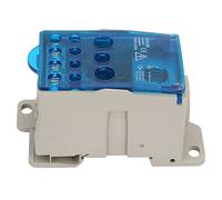 UKK - 250A Din Rail Terminal Block Distribution Box, Universal Power Junction Box with Transparent Cover, High Temperature and Resistance, Easy Quick Installation for Pow