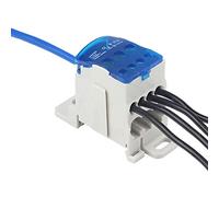UKK-80A / 125A / 160A Electric Insulated DIN Rail Terminal Block Distribution Box Wire Connector Universal Power Junction Box for Power Distribution Cabinets