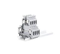 UKK5 Din Rail Terminal Blocks Connector Double Layer Terminal Blocks Screw Electrical Wiring Wire Conductor UKK-5 10Pcs