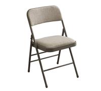 Ukkajovlex Folding Chair Indoor Padded，Folding Chairs Indoor， Folding Office Chair For Small Spaces，Foldable Chairs Light，Non-Slip Foot Pads，Fabric， For Home, Office, Dining，Garden