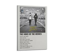UKKJNPRINT Lil Baby, Lil Durk - The Voice of The Heroes Canvas Poster Decorative Wall Art Modern Aesthetic Prints For Living Room Office Cafe Bar 16x24inch(40x60cm) Frame-style