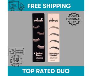 UKLASH + UKBROW Set Eyelash Eyebrow Growth Enhancing Serum 3ml Each