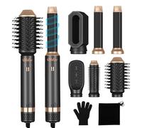 UKLISS 6 in 1 Hair Styler,Magic Air Styler with Air Curlers, 1000W Multi Functional Hair Dryer Brush Set for Drying,Straightening, Curling